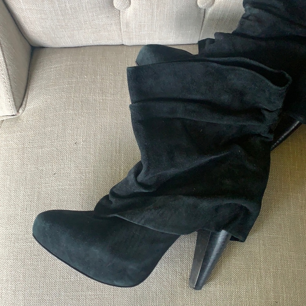 Aldo platform slouchy boots